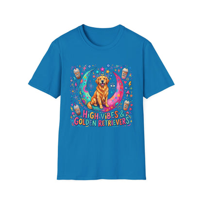 High Vibes & Golden Retrievers T-Shirt