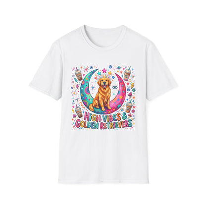 High Vibes & Golden Retrievers T-Shirt