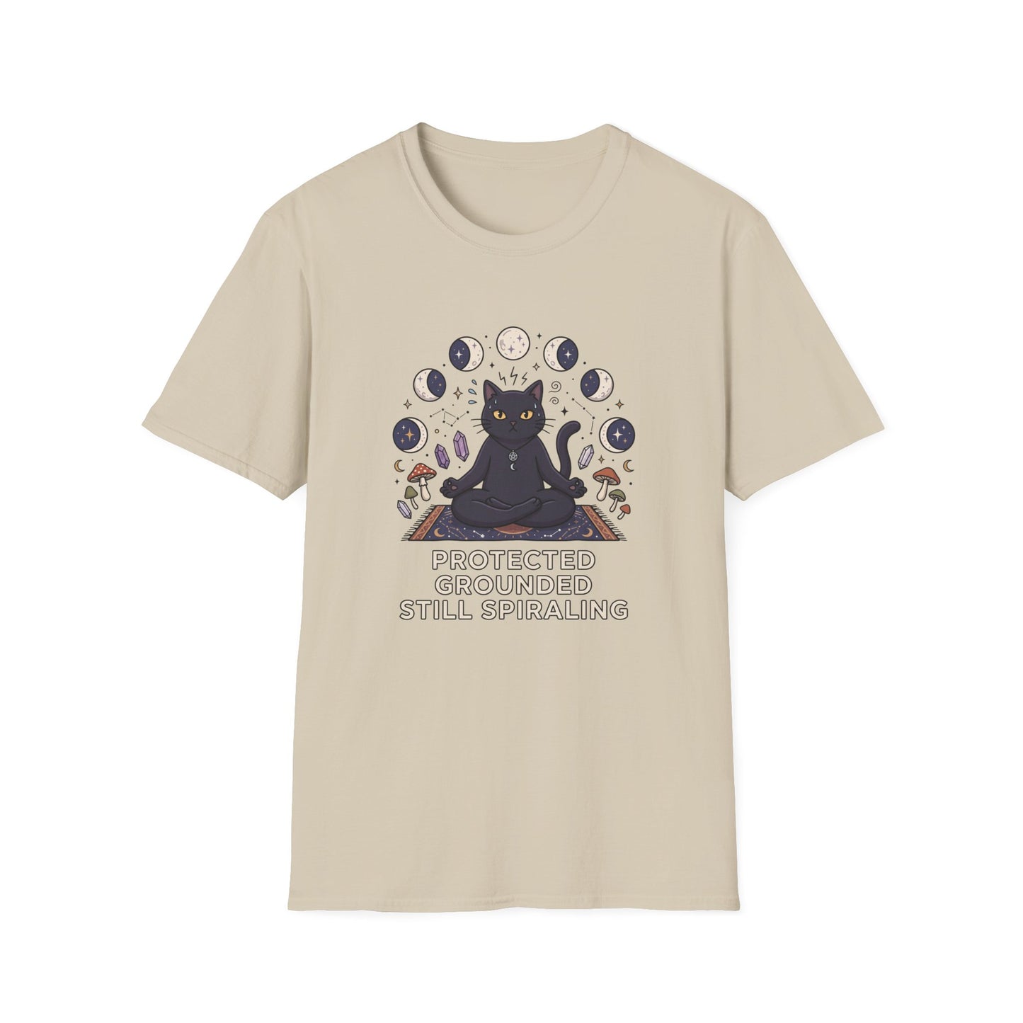 Protected. Grounded. Still Spiraling T-Shirt