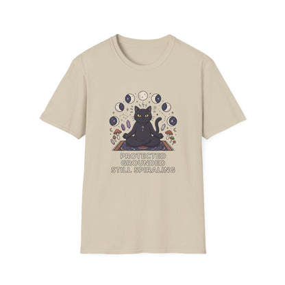 Protected. Grounded. Still Spiraling T-Shirt