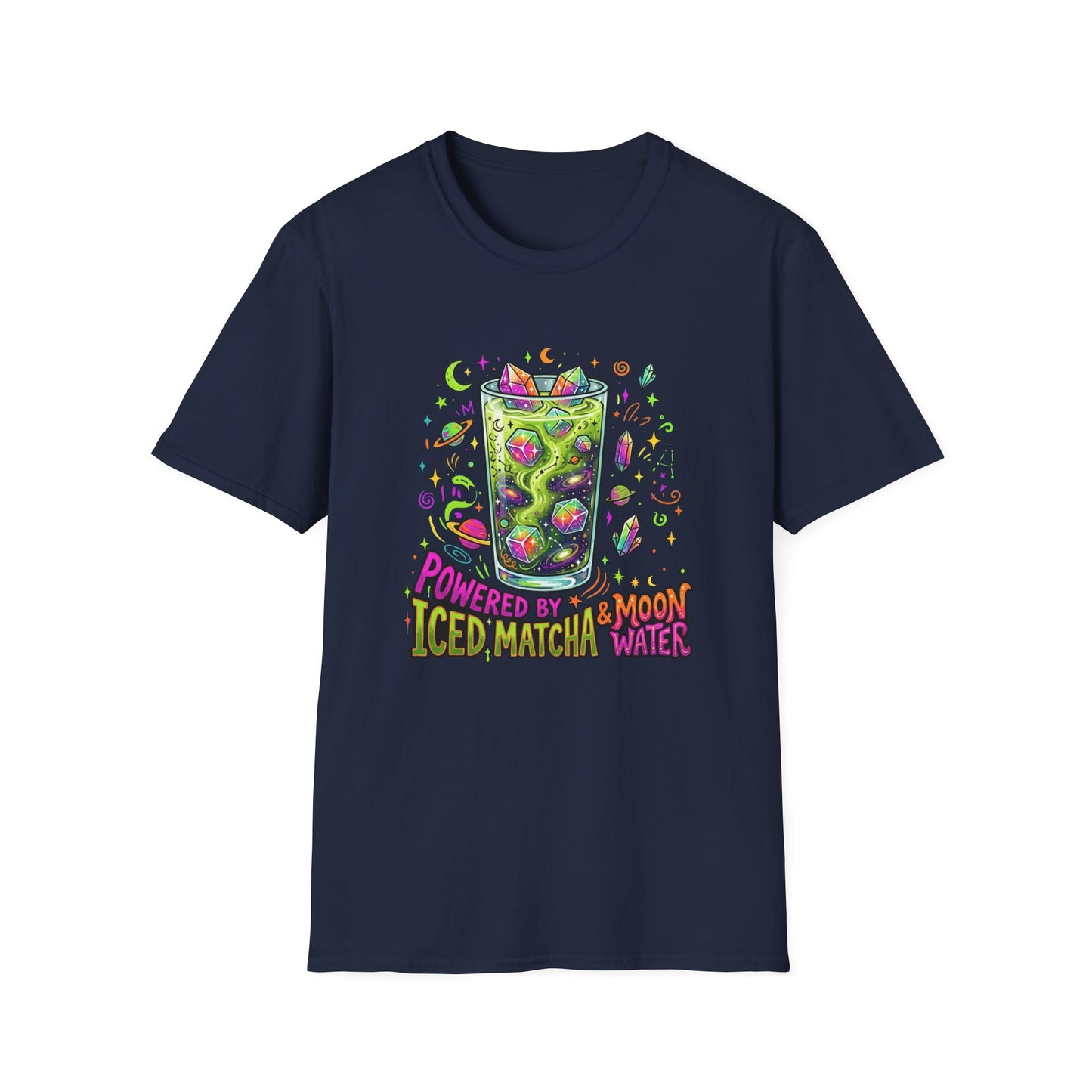 Powered By Iced Matcha & Moon Water T-Shirt