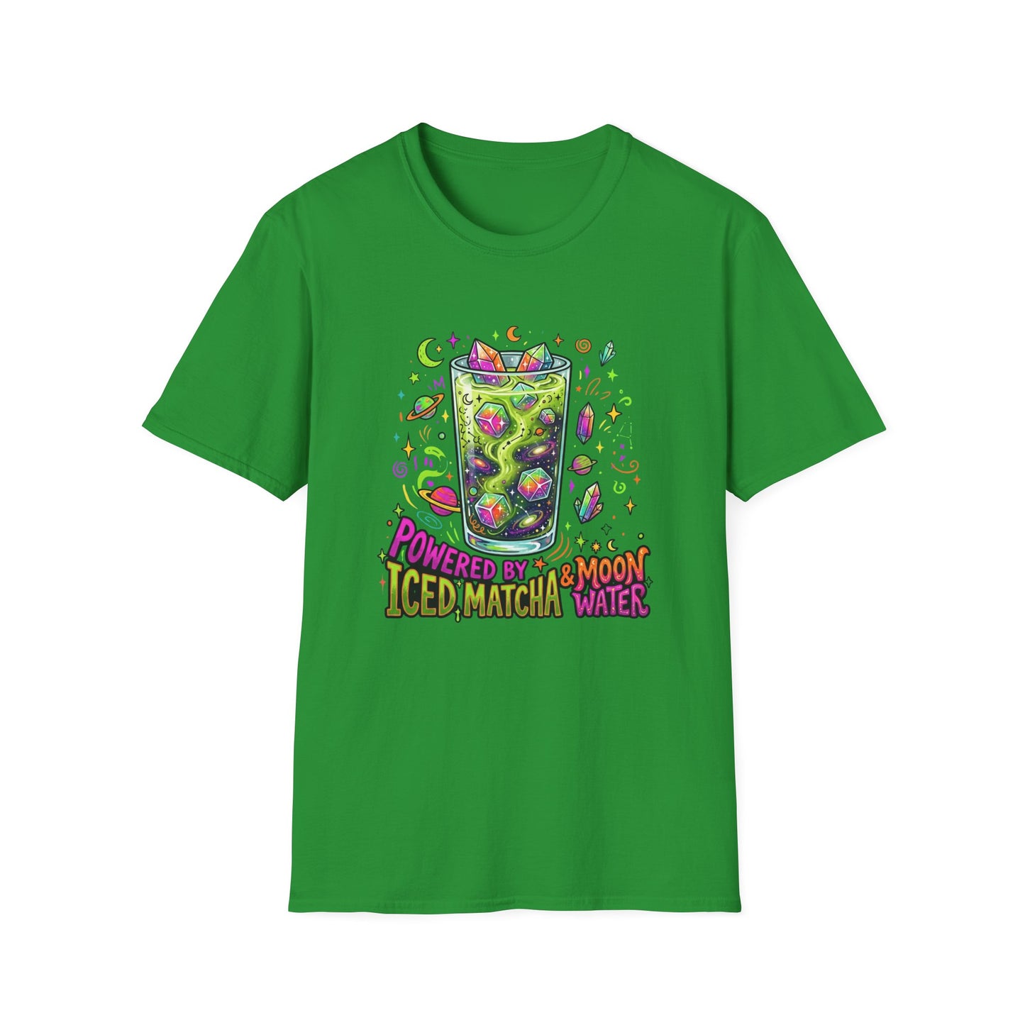 Powered By Iced Matcha & Moon Water T-Shirt