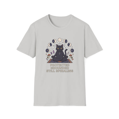 Protected. Grounded. Still Spiraling T-Shirt