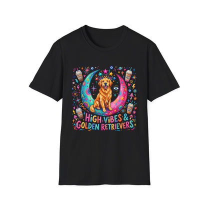 High Vibes & Golden Retrievers T-Shirt