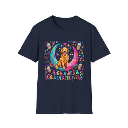 High Vibes & Golden Retrievers T-Shirt
