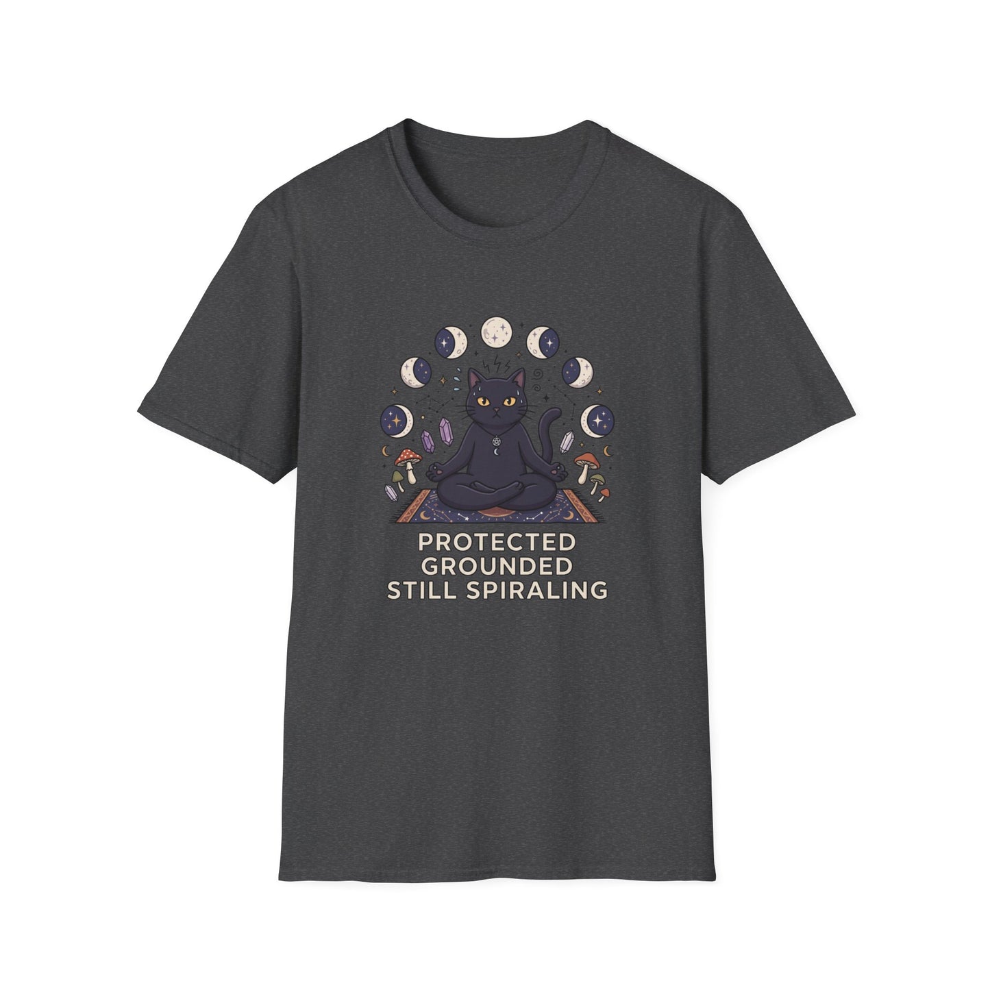 Protected. Grounded. Still Spiraling T-Shirt