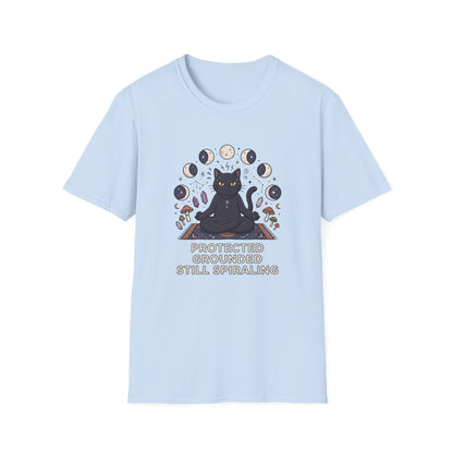 Protected. Grounded. Still Spiraling T-Shirt