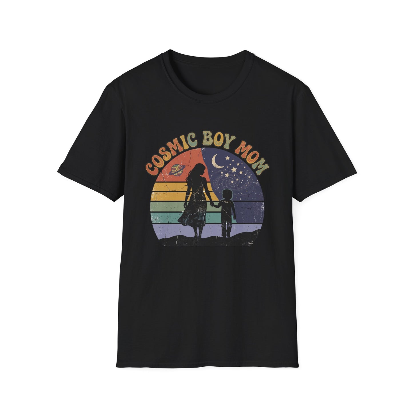 Cosmic Boy Mom T-Shirt