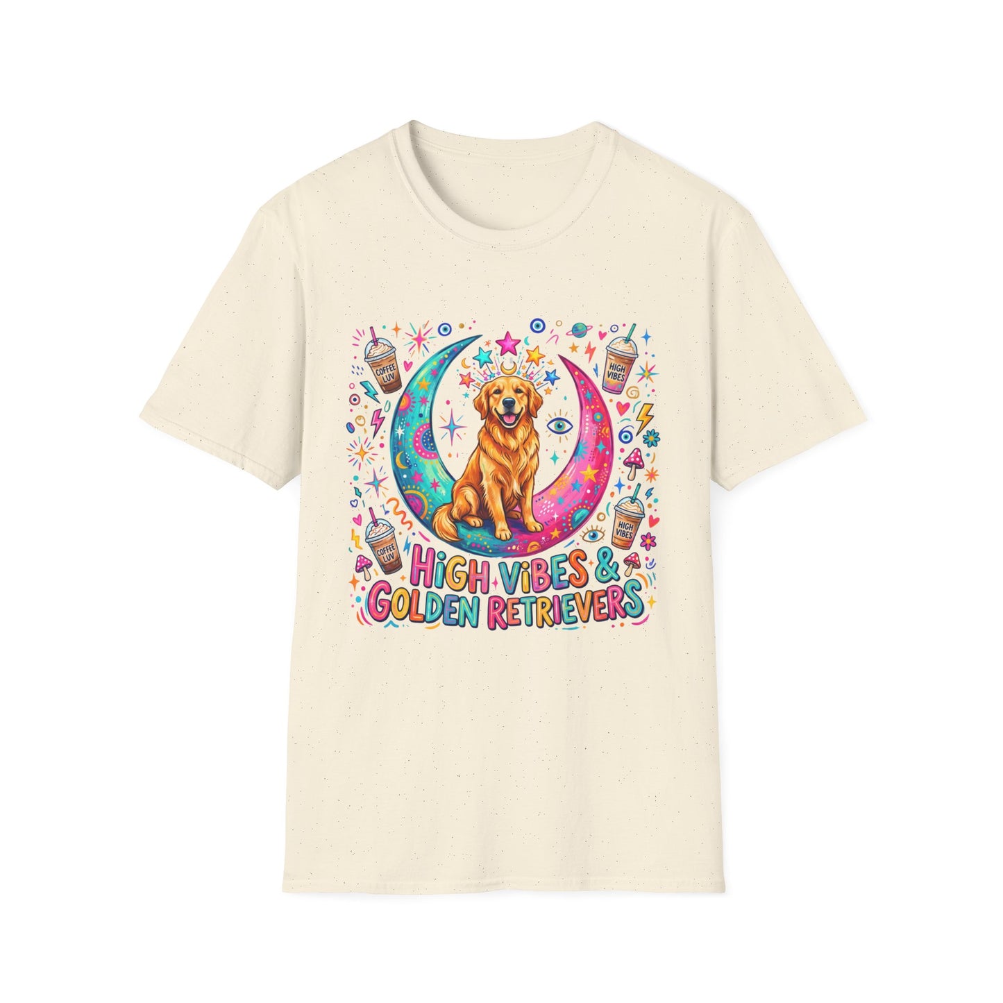 High Vibes & Golden Retrievers T-Shirt