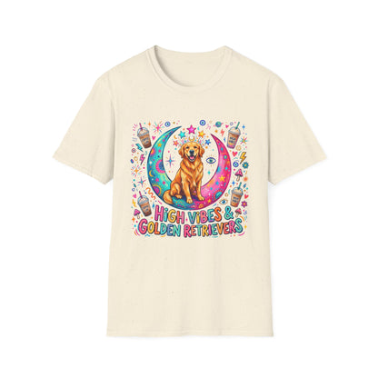 High Vibes & Golden Retrievers T-Shirt