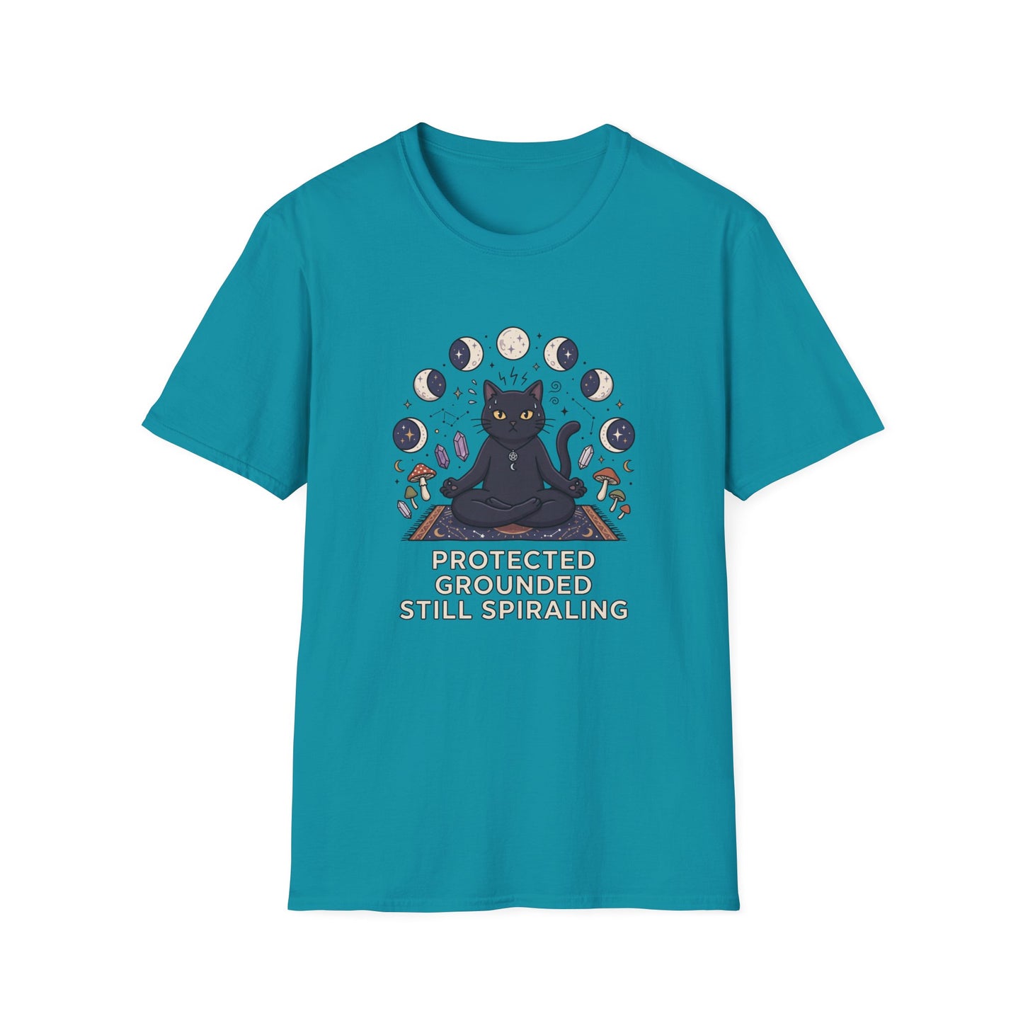 Protected. Grounded. Still Spiraling T-Shirt