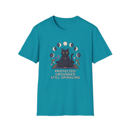 Protected. Grounded. Still Spiraling T-Shirt