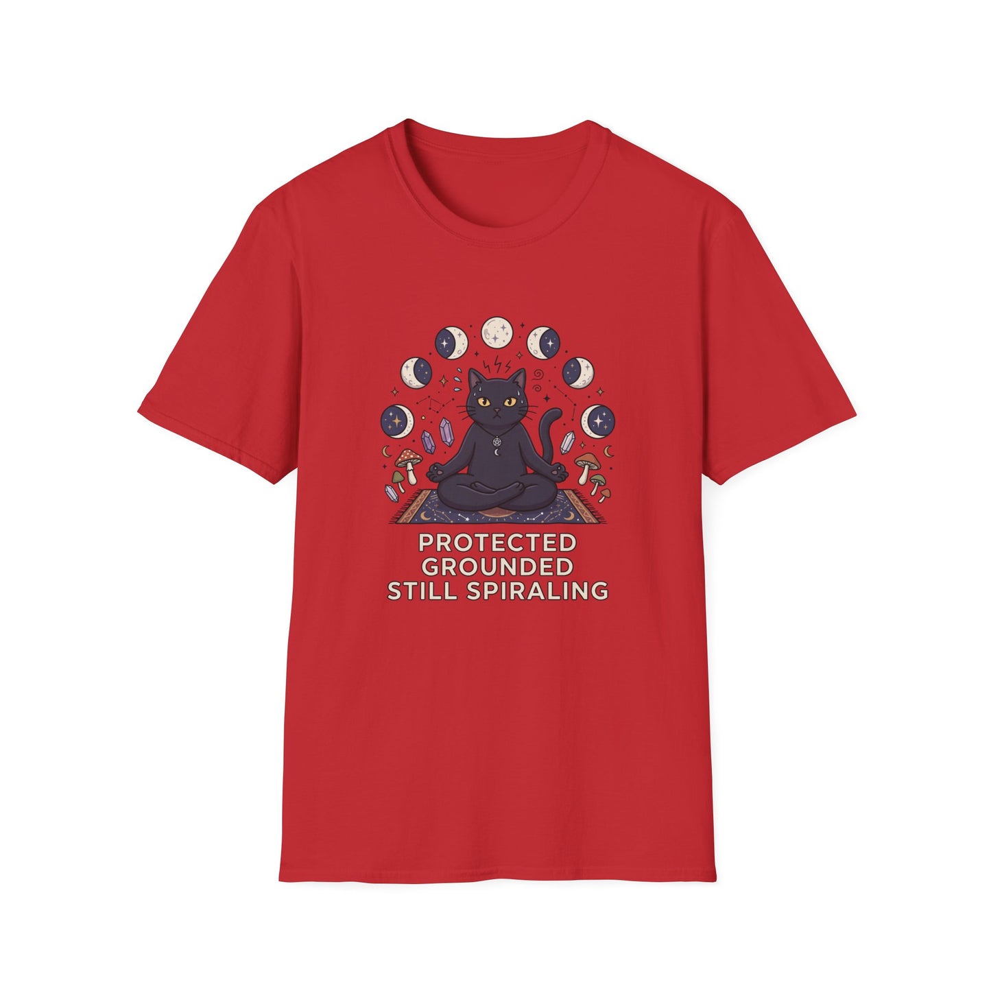 Protected. Grounded. Still Spiraling T-Shirt