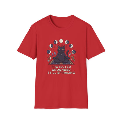 Protected. Grounded. Still Spiraling T-Shirt