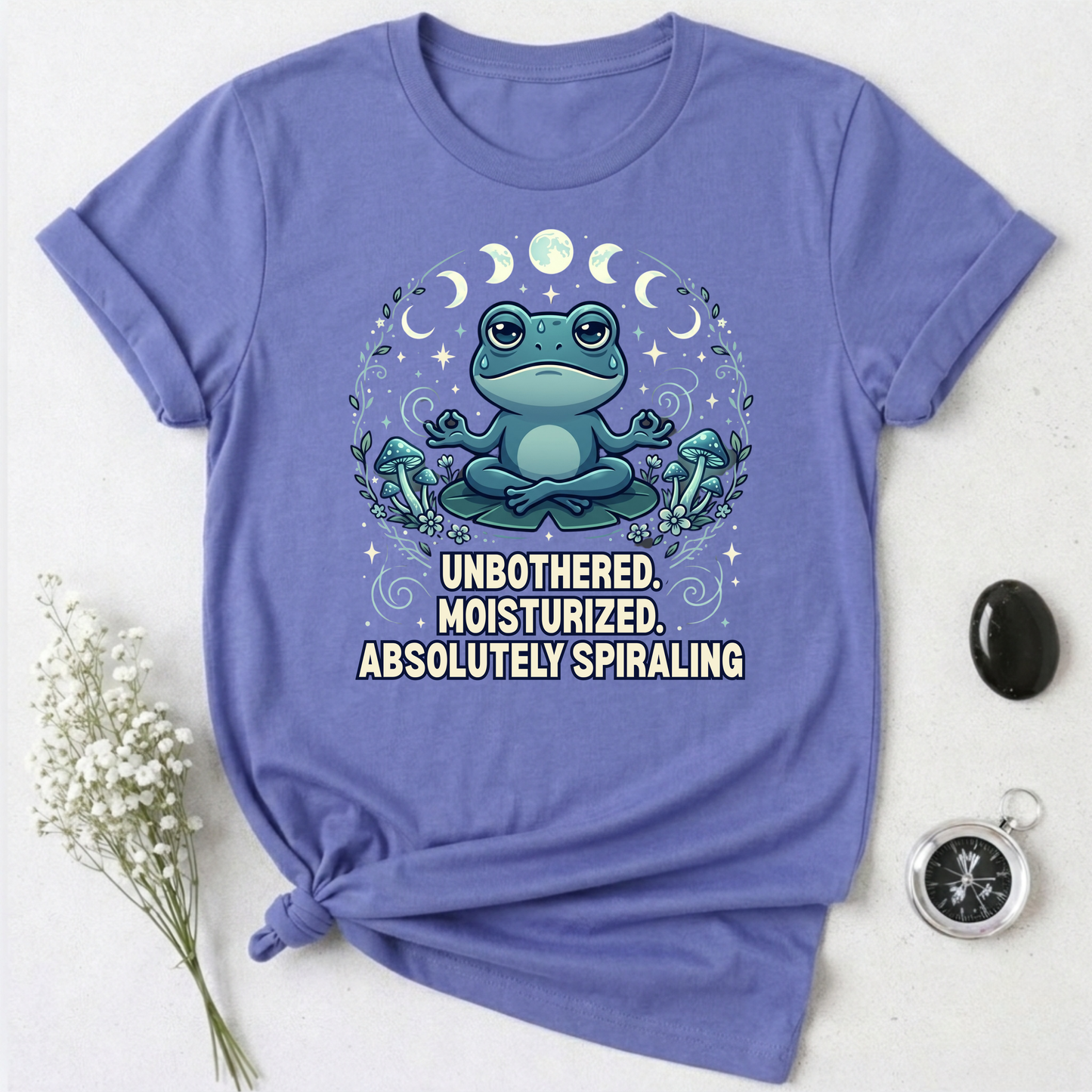 Unbothered, Moisturized, Spiraling T-Shirt