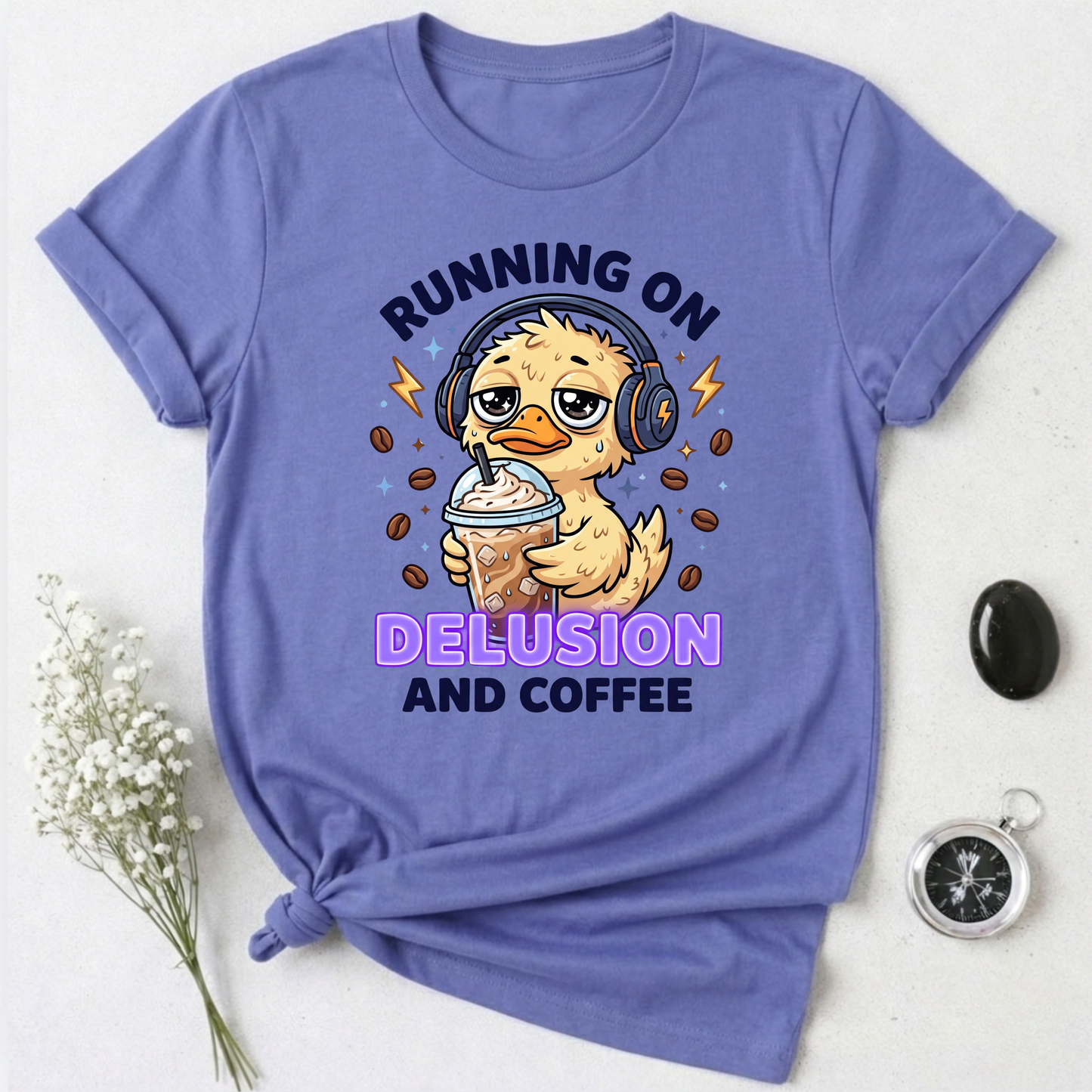 Running On Delusion & Coffee T-Shirt