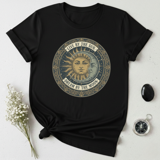 Live By The Sun - Dream By The Moon T-Shirt