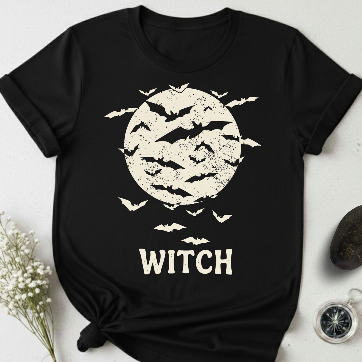 Witchy Bat Moon T-Shirt