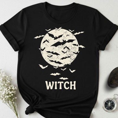 Witchy Bat Moon T-Shirt