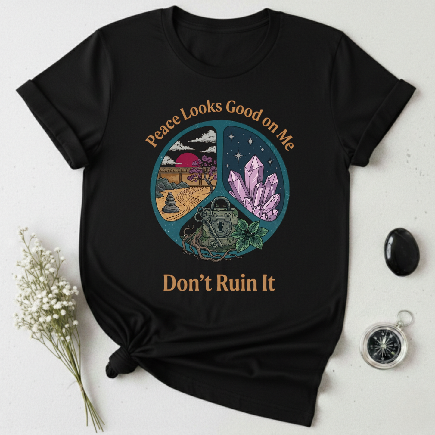 Peace Looks Good On Me T-Shirt