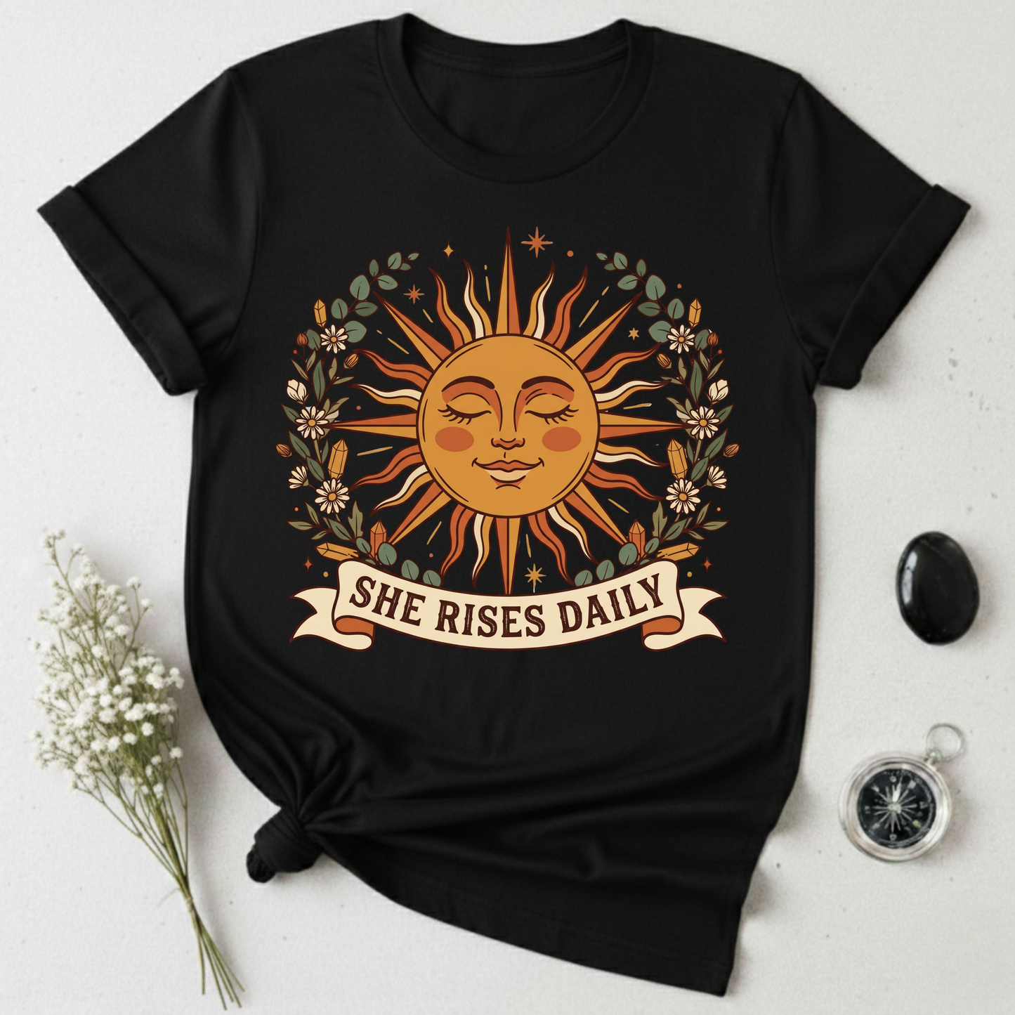 She Rises Daily T-Shirt