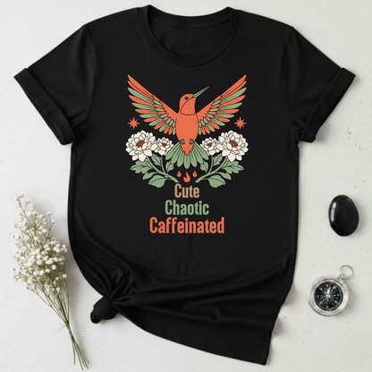 Cute, Chaotic, Caffeinated T-Shirt