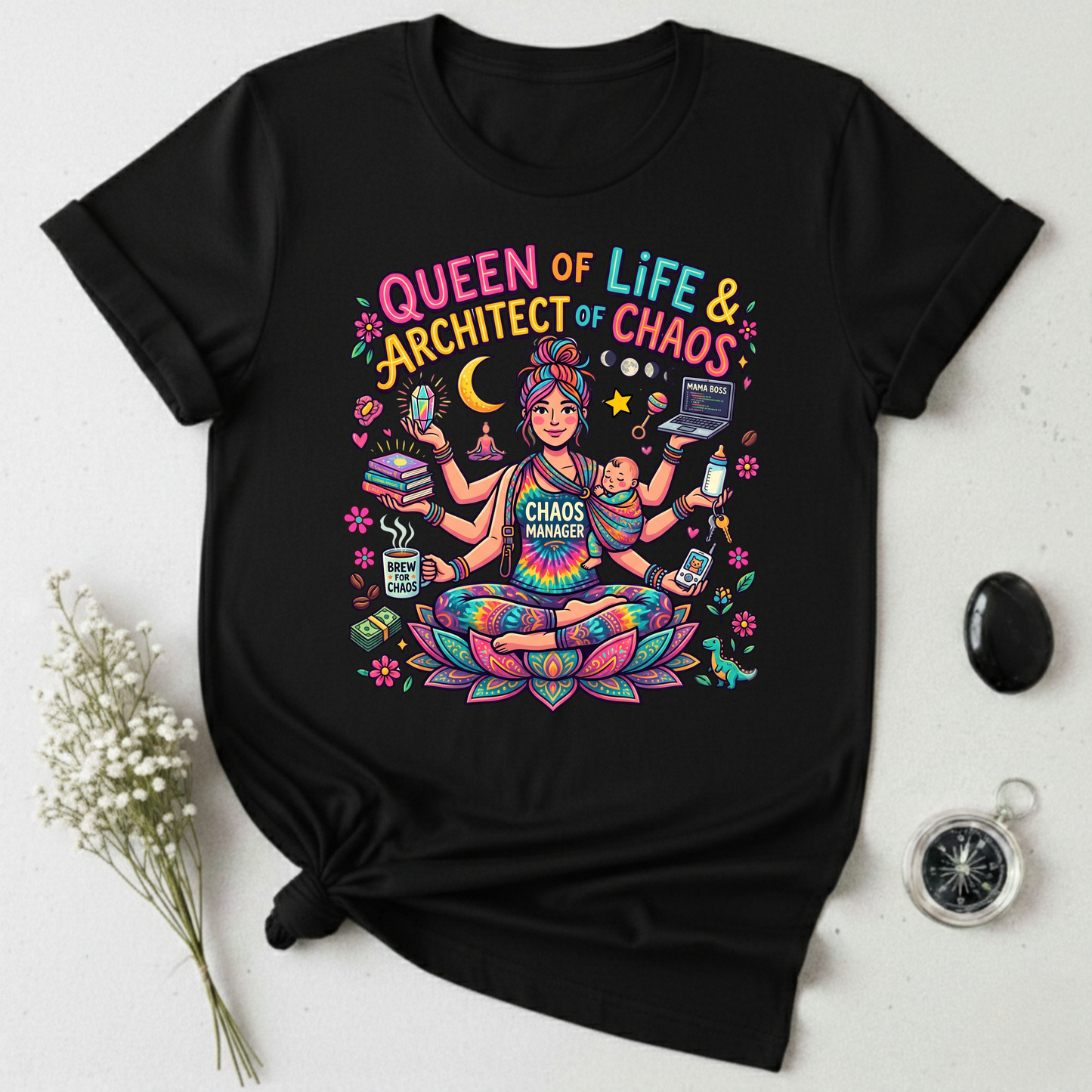 Queen Of Life & Architect Of Chaos T-Shirt
