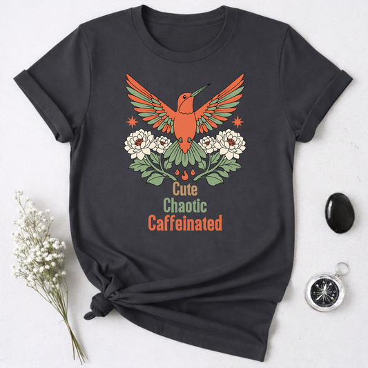 Cute, Chaotic, Caffeinated T-Shirt