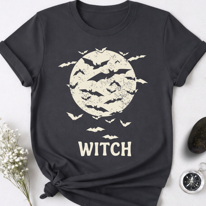 Witchy Bat Moon T-Shirt