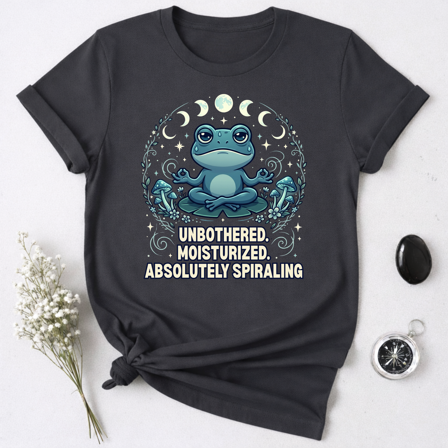 Unbothered, Moisturized, Spiraling T-Shirt