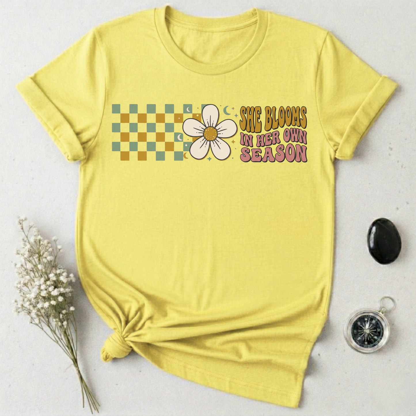 She Blooms In Her Own Season T-Shirt