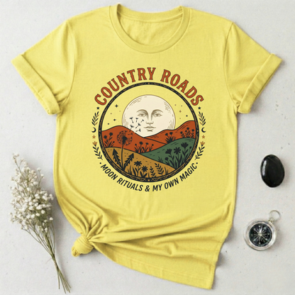 Country Roads, Moon Rituals T-Shirt