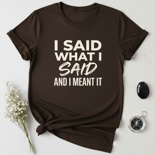 I Said What I Said T-Shirt