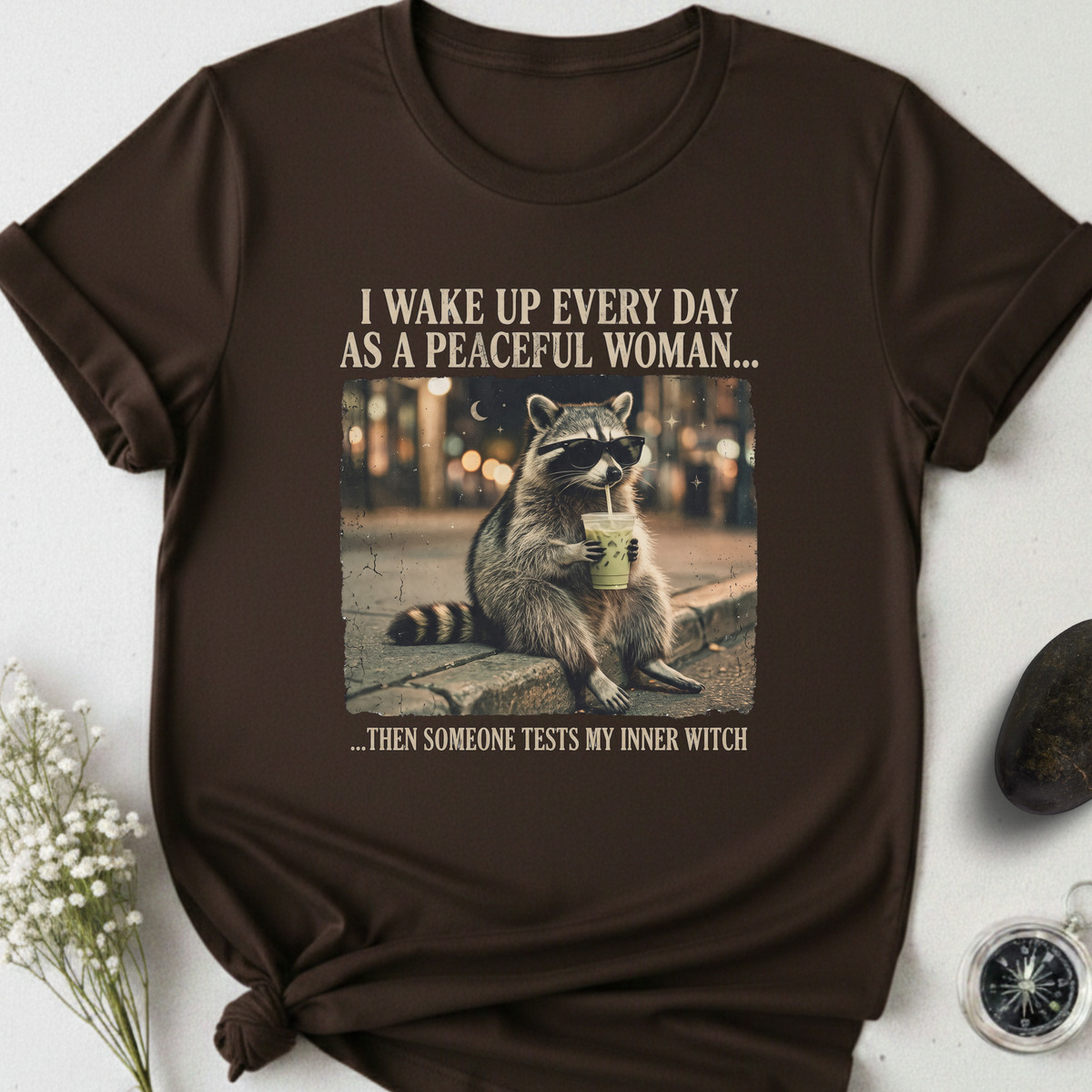 Peaceful Woman. Inner Witch T-Shirt