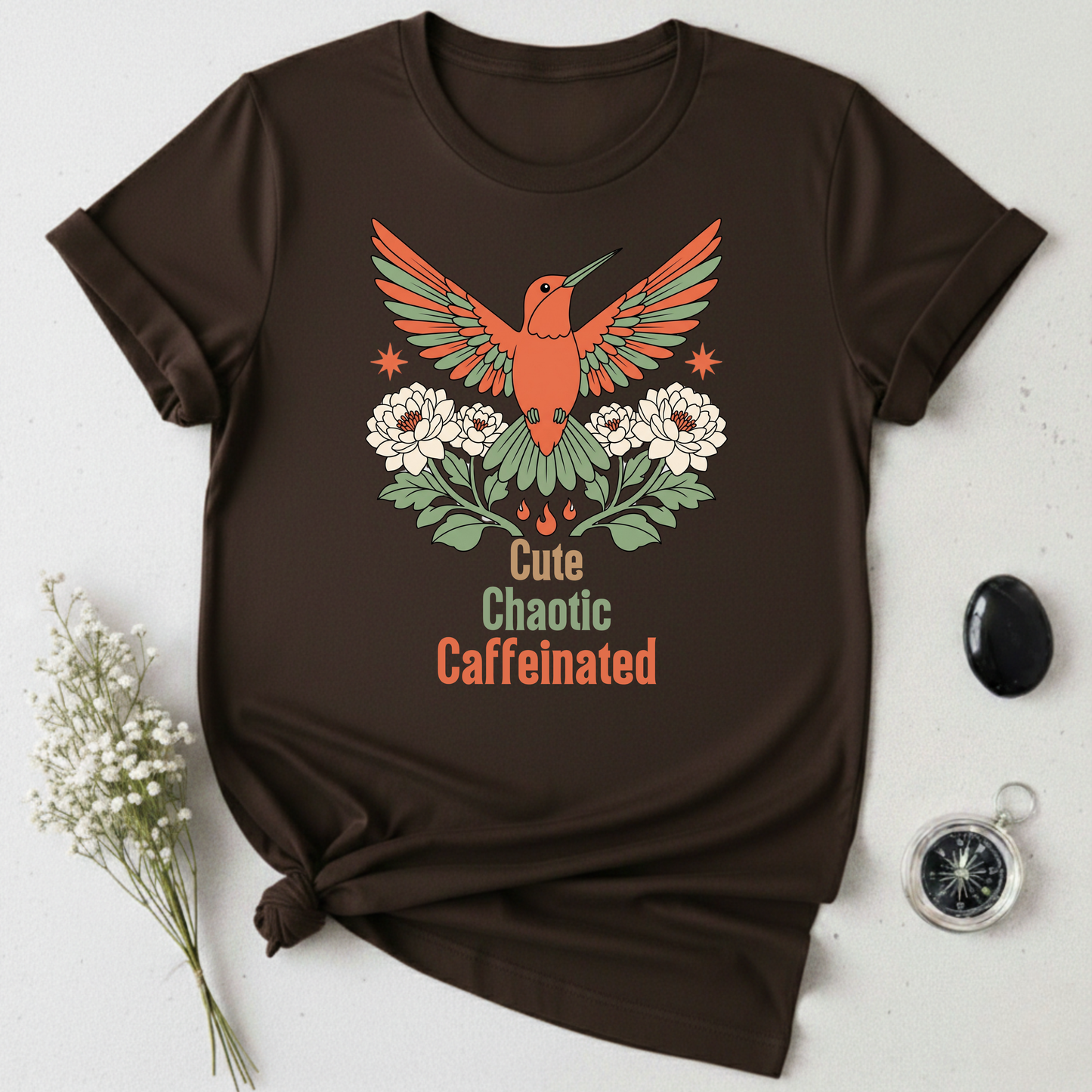 Cute, Chaotic, Caffeinated T-Shirt