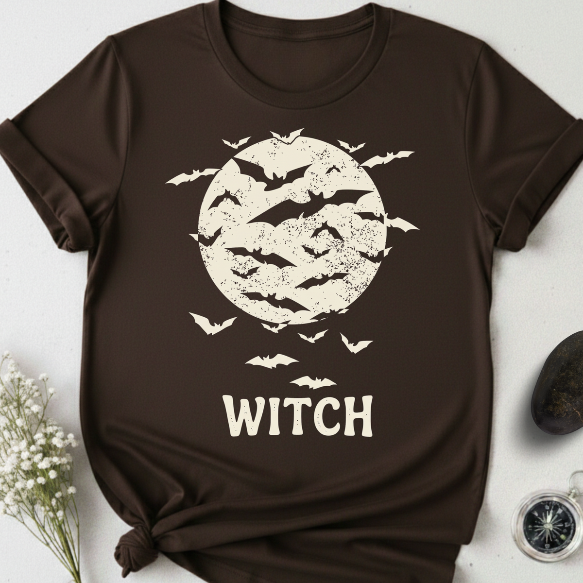 Witchy Bat Moon T-Shirt
