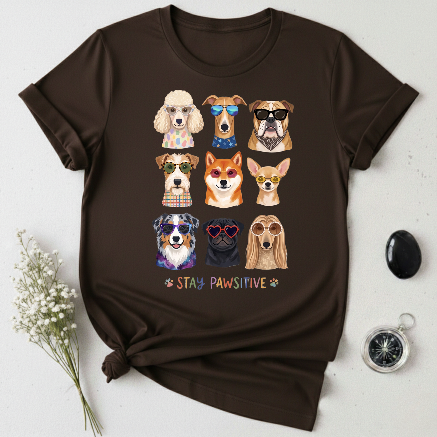 Stay Pawsitive T-Shirt