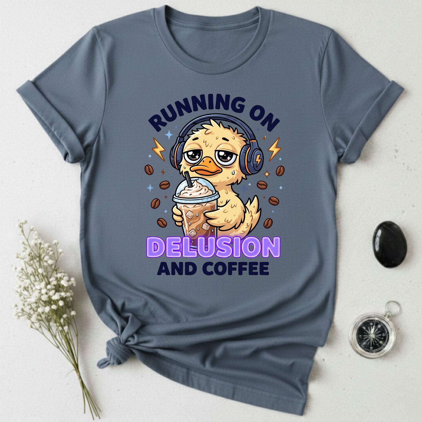 Running On Delusion & Coffee T-Shirt