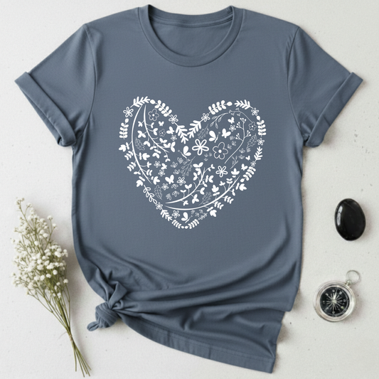 Flower Heart T-Shirt