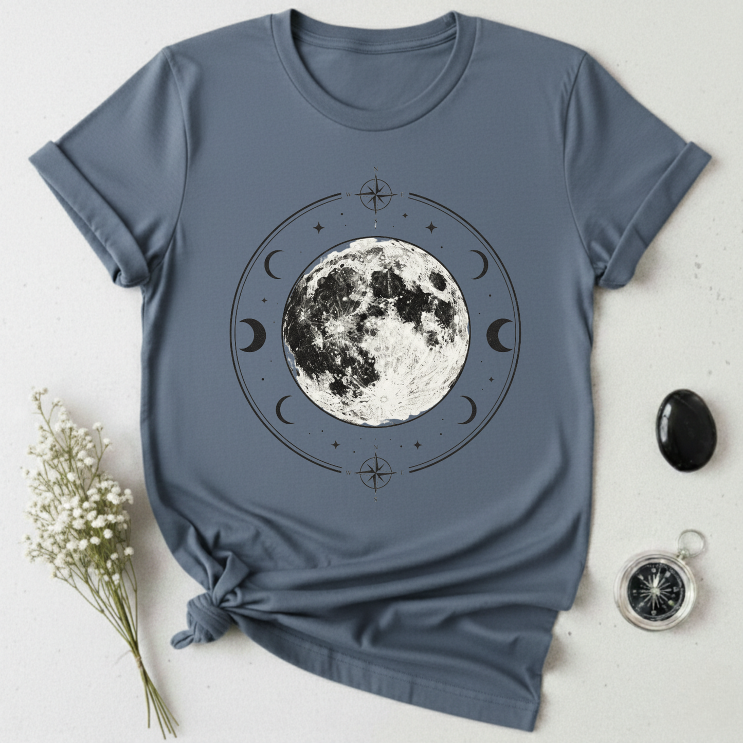 Celestial Moon Cycle T-Shirt