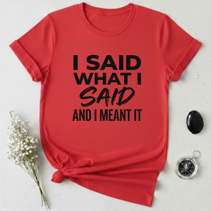 I Said What I Said T-Shirt