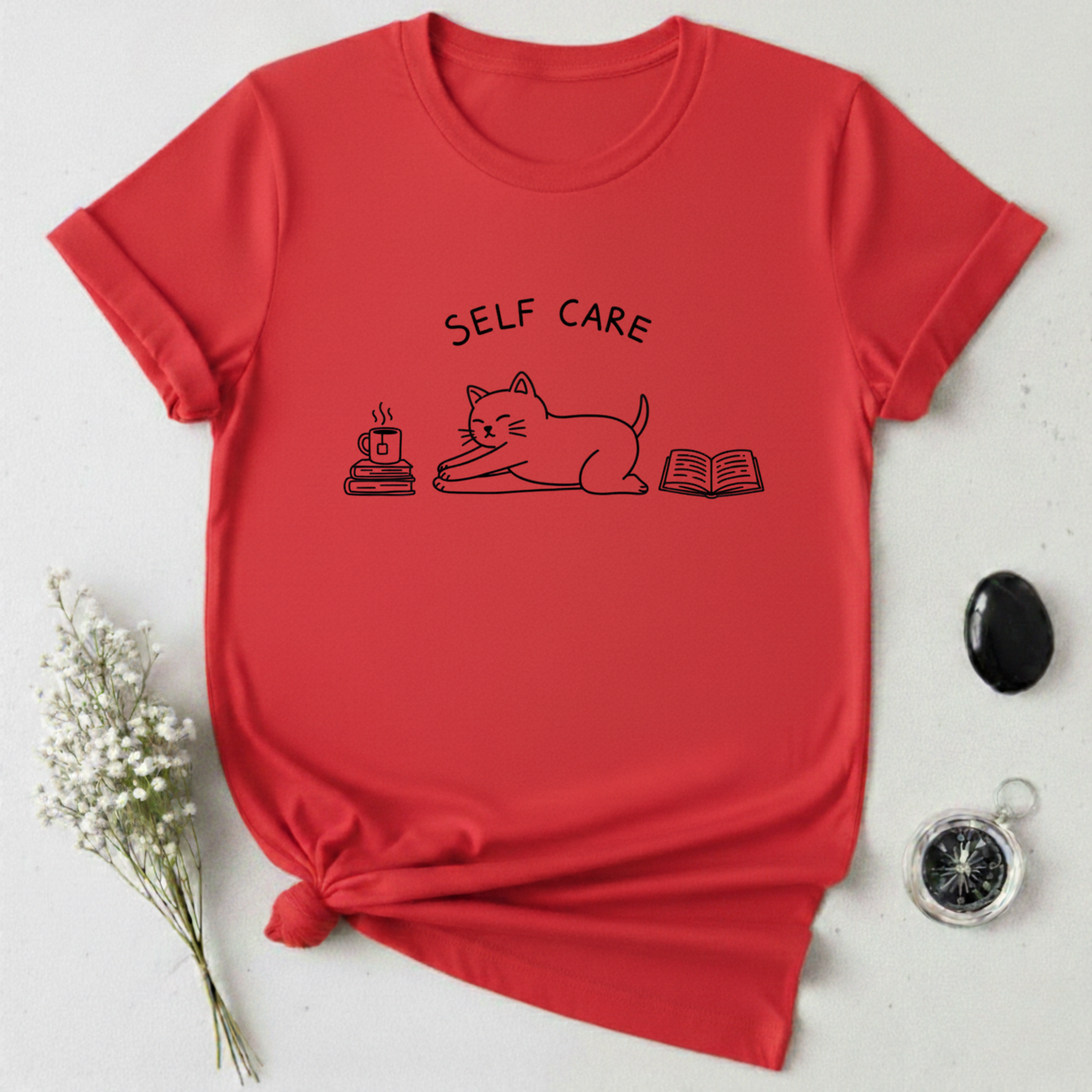 Self Care Kitty T-Shirt