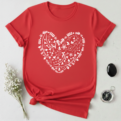Flower Heart T-Shirt
