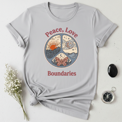 Peace, Love, & Boundaries T-Shirt