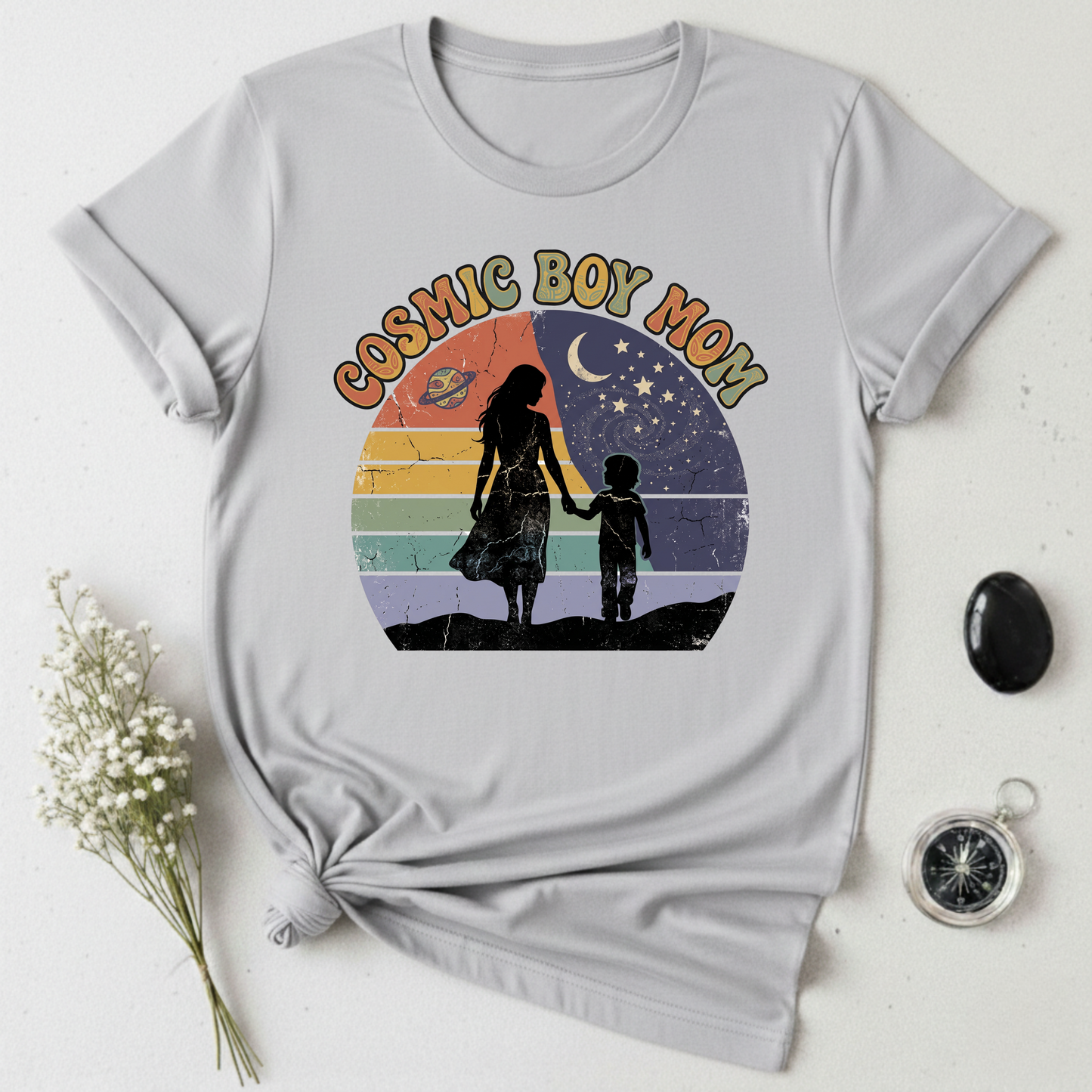 Cosmic Boy Mom T-Shirt