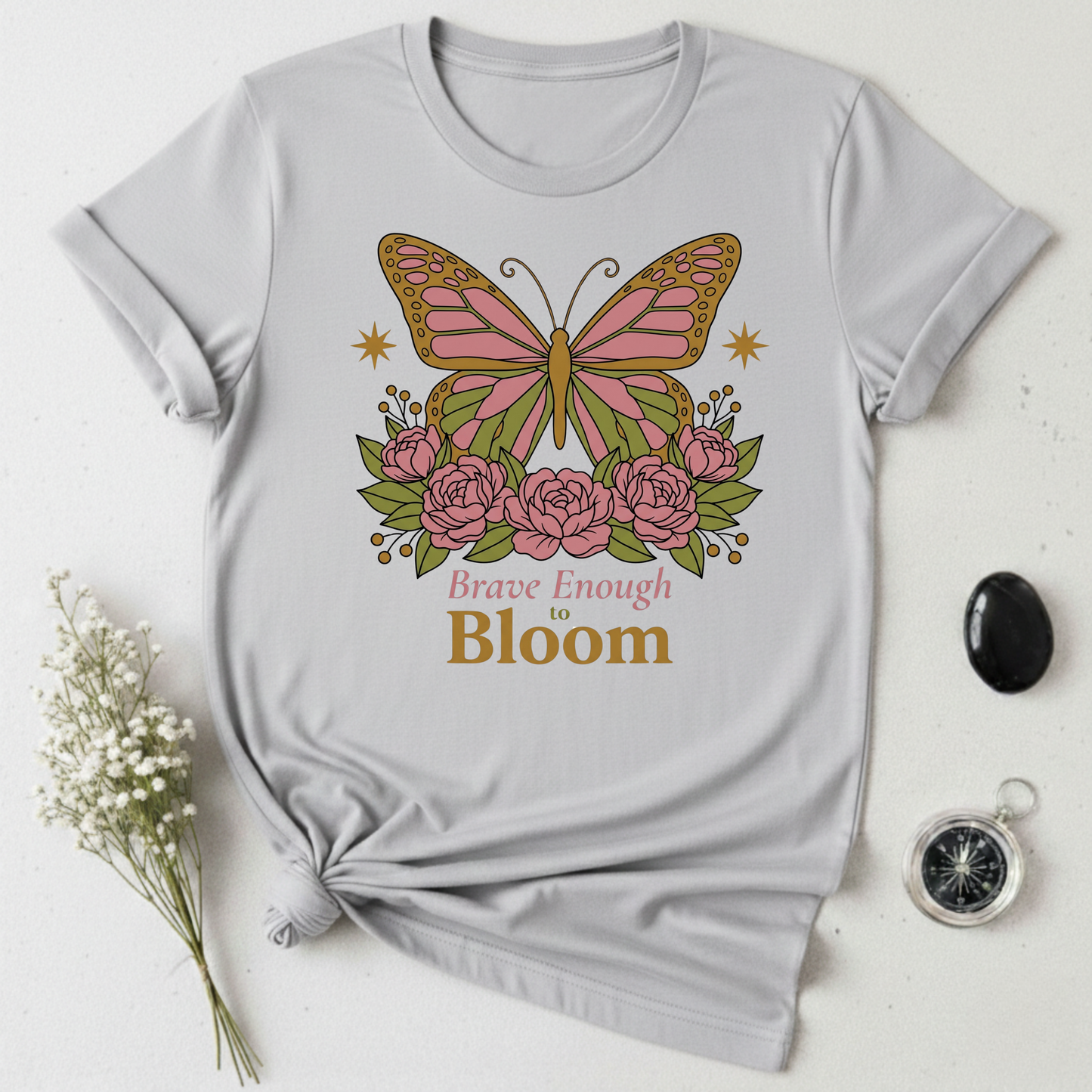 Brave Enough To Bloom T-Shirt