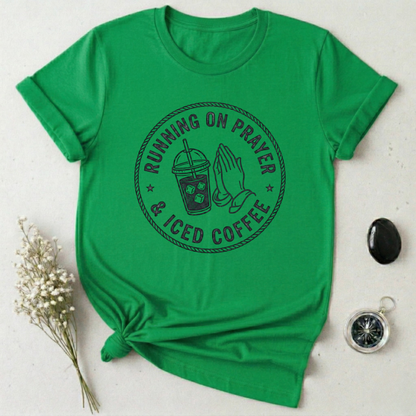 Running on Prayers & Coffee T-Shirt