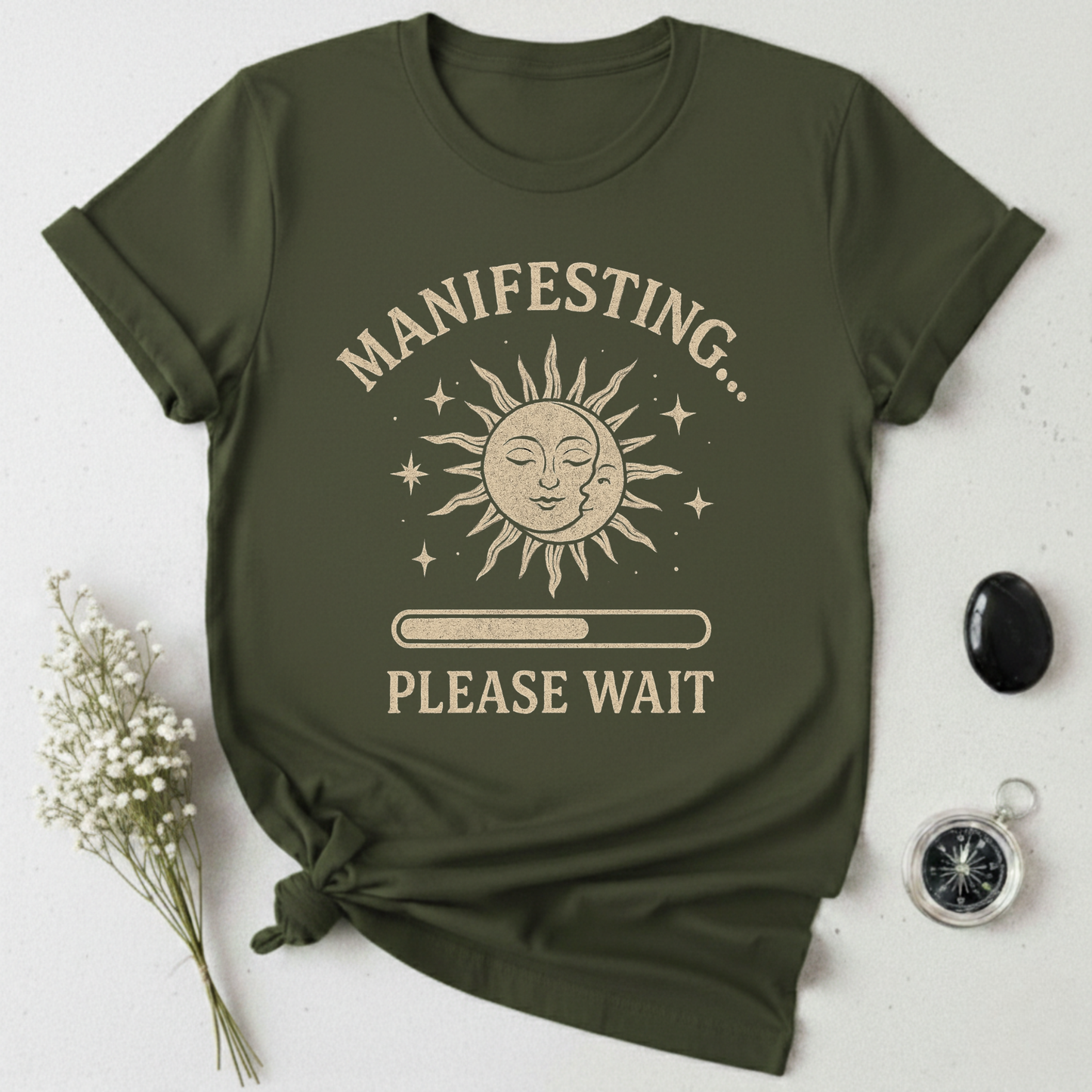 Manifesting, Please Wait T-Shirt