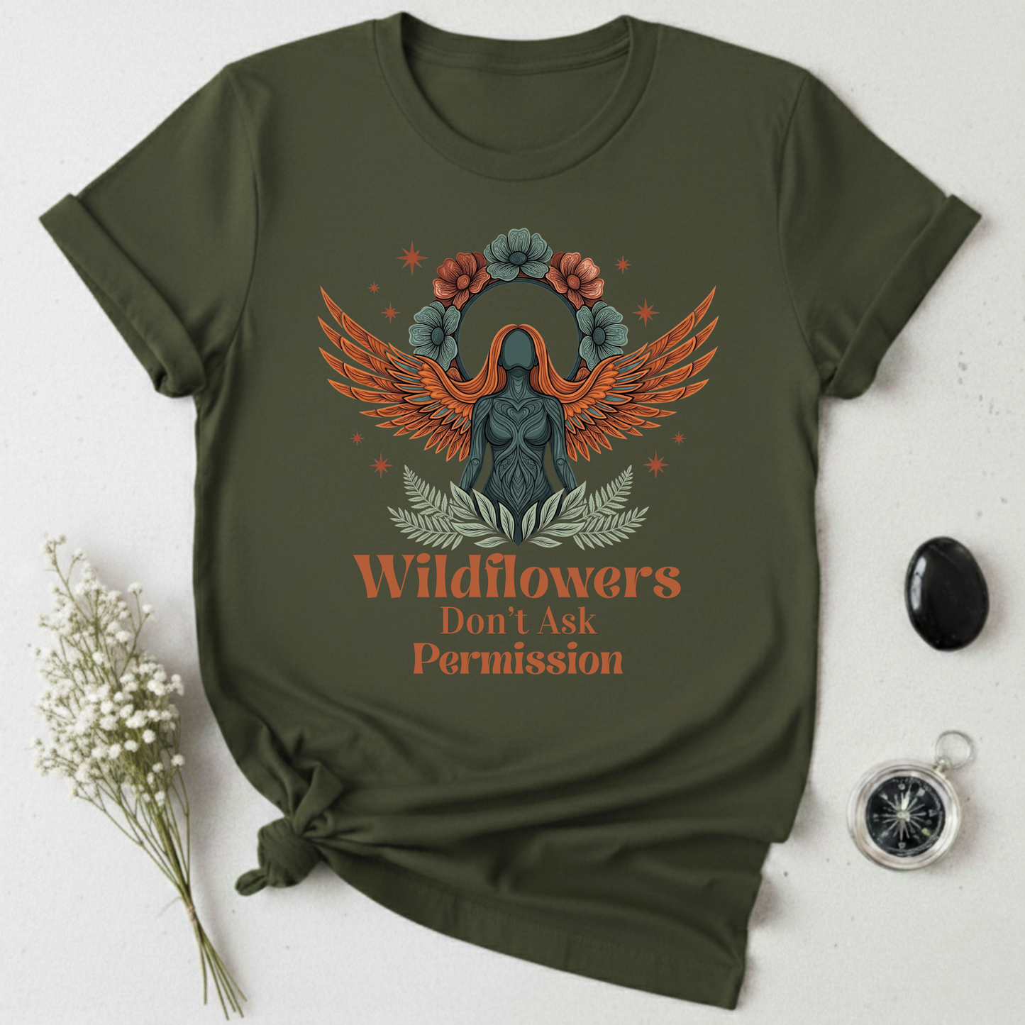 Wildflowers Don't Ask Permission T-Shirt