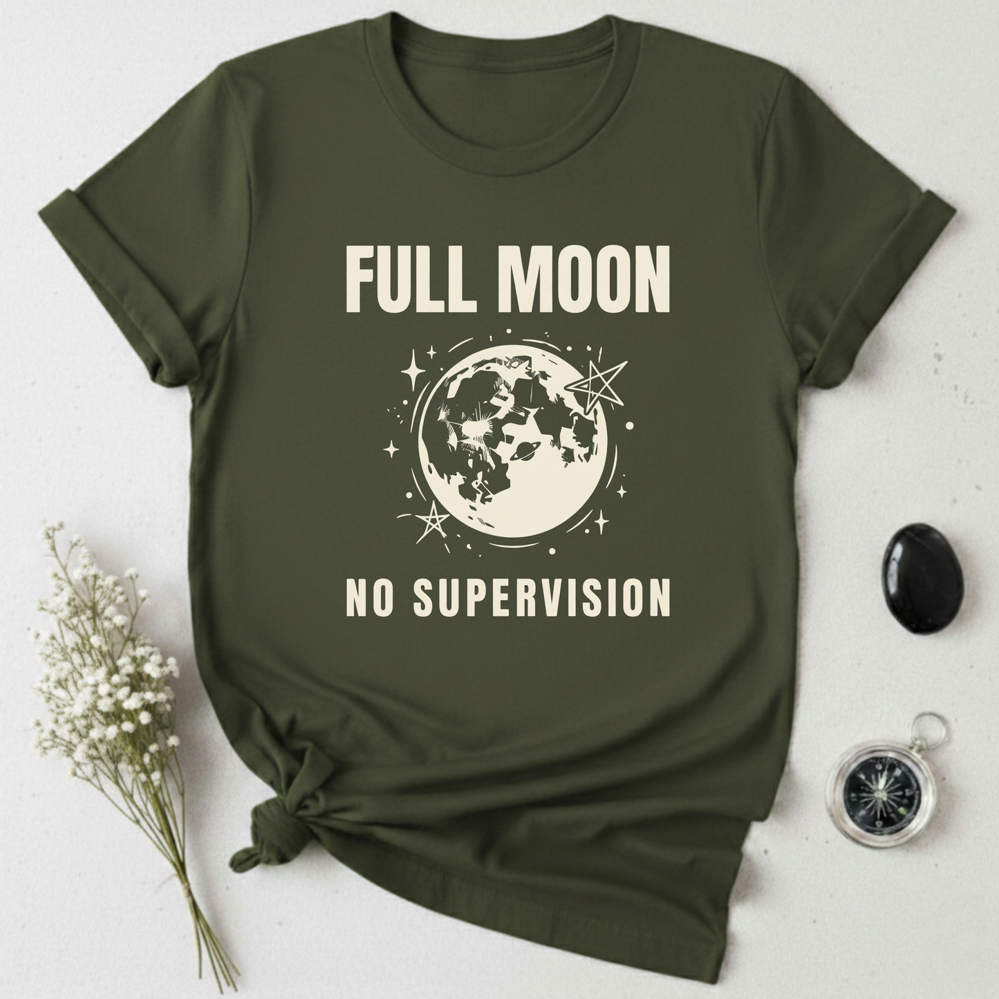 Full Moon, No Supervision T-Shirt